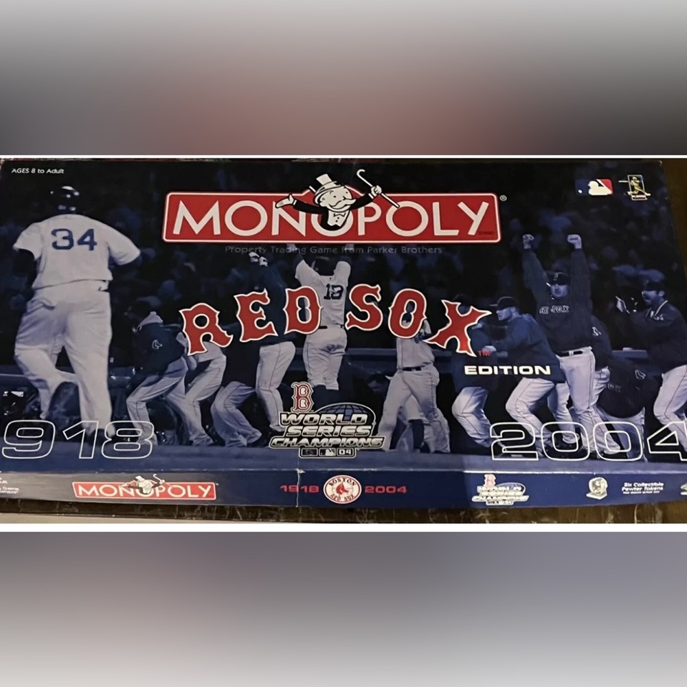 Boston Red Sox Monopoly Edition World Series Champions 1918-2004
